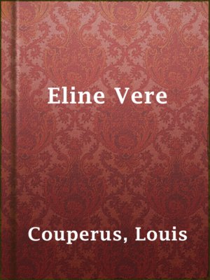 cover image of Eline Vere